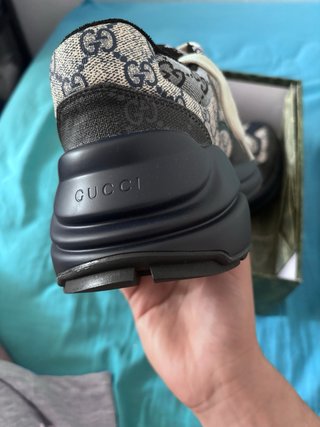 Zapatillas Gucci Rhyton Beige/Azul