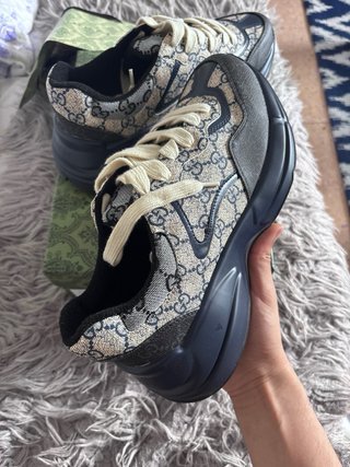 Zapatillas Gucci Rhyton Beige/Azul