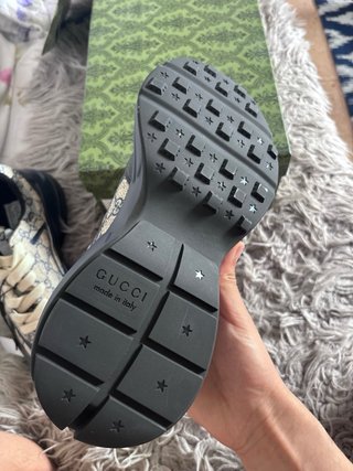 Zapatillas Gucci Rhyton Beige/Azul