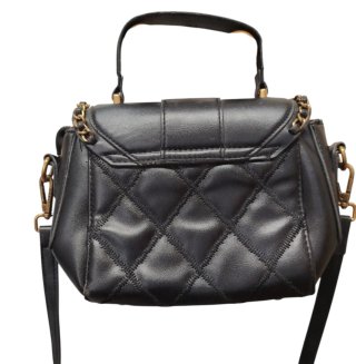 Bolso Piel  Louie Samani Negro.ultimo precio