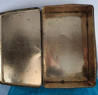 Scatola Latta Vintage 35 cm. x 23 cm. 11 cm.h.