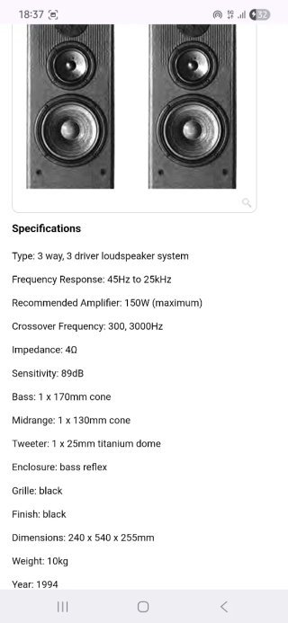 Altavoces JBL LX 400