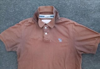 Polo Abercrombie & Fitch Marrón Talla L