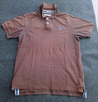Polo Abercrombie & Fitch Marrón Talla L