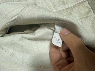 Chaqueta de cuero Brunello Cucinelli blanca
