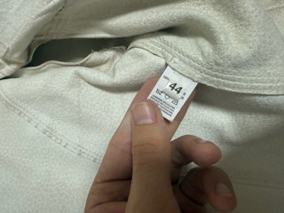 Chaqueta de cuero Brunello Cucinelli blanca