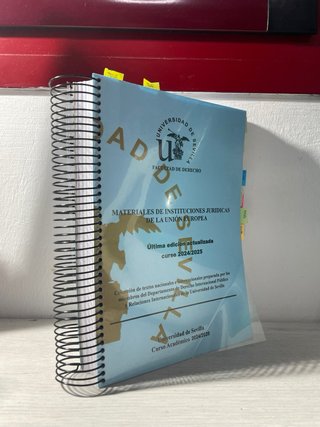 Libro Instituciones Jurídicas de la Unión Europea