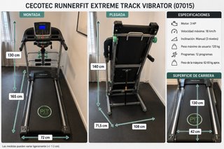 Pack Gimnasio: Cinta Cecotec 3HP + Elíptica BH i.C