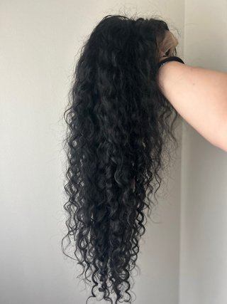 Peluca pelo natural rizada 30 pulgadas
