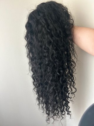 Peluca pelo natural rizada 30 pulgadas