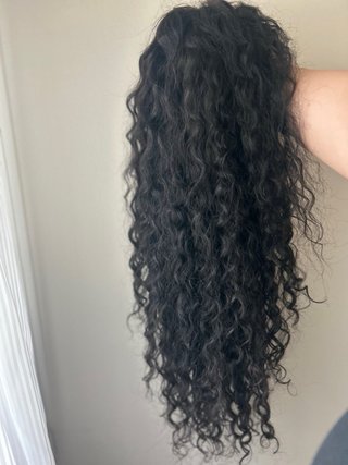 Peluca pelo natural rizada 30 pulgadas