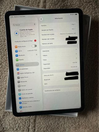 iPad Air 11 M2 Azul Plata