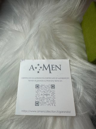 Collana A-men donna argento