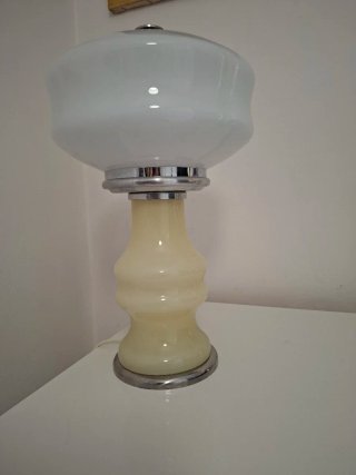 Lampada vintage vetro e metallo