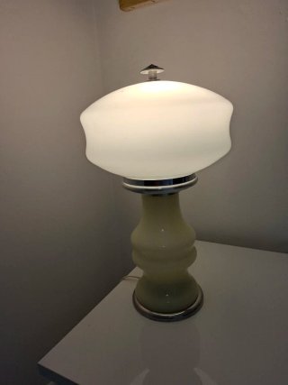Lampada vintage vetro e metallo