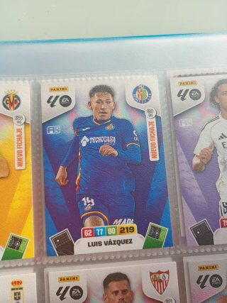 9 cromos fútbol Panini