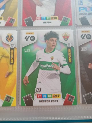 9 cromos fútbol Panini