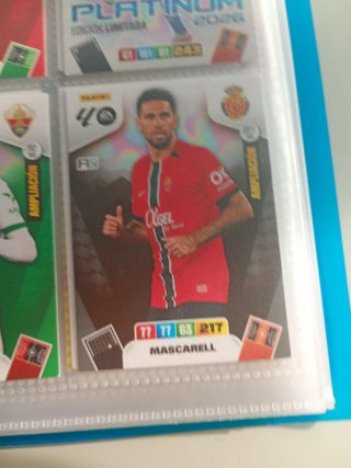 9 cromos fútbol Panini