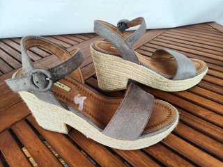 Sandalias de cuña n°38