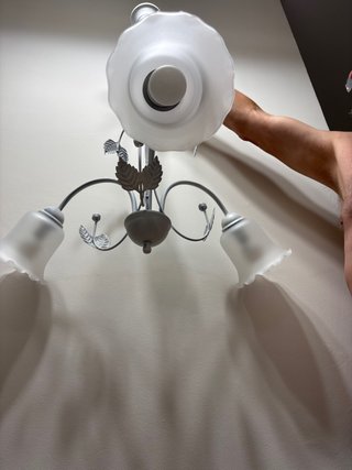 Lámpara colgante blanca