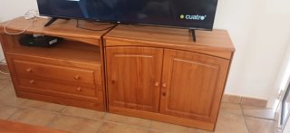 Cómoda de madera para dormitorio