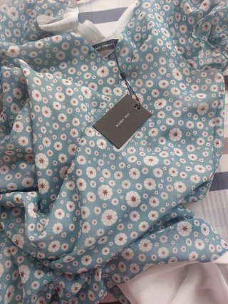Vestido de verano eco-couture floral