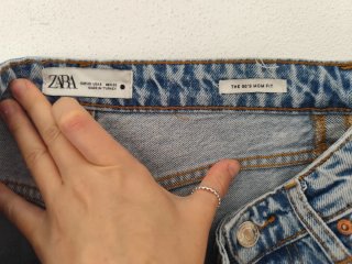 Vaqueros Mom Fit Zara Talla M