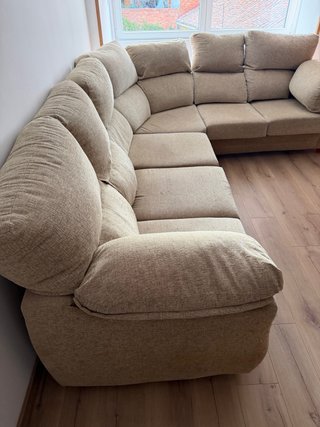 Sofá modular 6 plazas beige