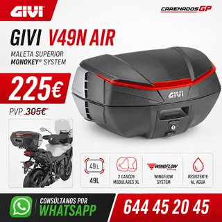 BAUL GIVI V49N AIR 49L MONOKEY OFERTA BAULES MOTO