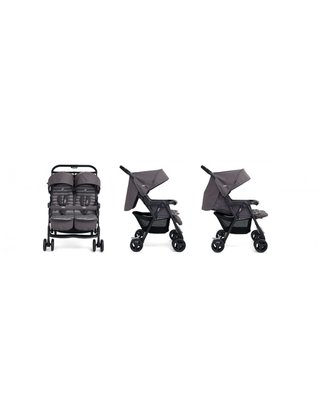 Silla Gemelar Joie Aire Twin Dark Pewter