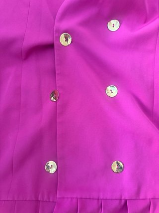 Abrigo blazer vestido vintage Poete Talla L