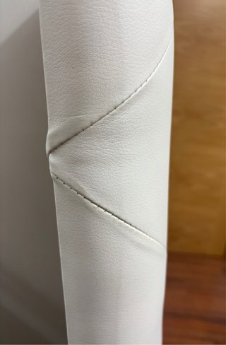 Cabecero de cama polipiel blanco