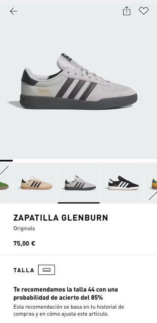 Zapatillas Adidas Glenburn Gris 44