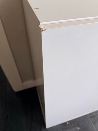 Mueble para acuario blanco