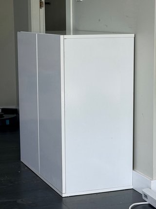 Mueble para acuario blanco