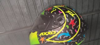 Casco AXXIS Draken Crazy Amarillo
