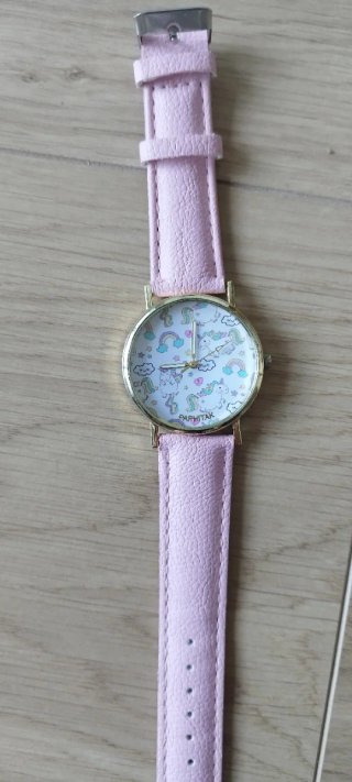 Reloj infantil unicornios y arcoíris