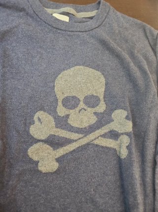 Jersey Scalpers Calavera Azul Talla 16