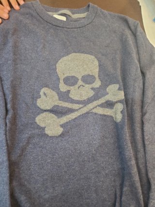 Jersey Scalpers Calavera Azul Talla 16