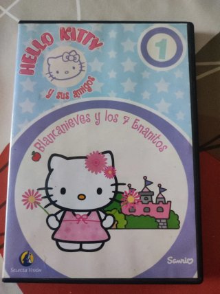 DVD Hello Kitty y sus amigos + 2 tazas