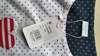 Pijama niña lunares corazones