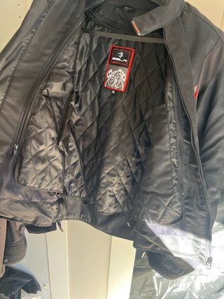 Chaqueta Moto Bela Talla M Negra Roja