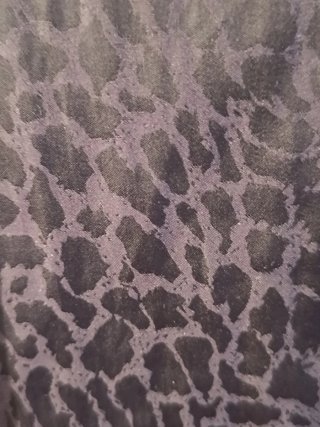 Camisa Mango Negra Oficina animal print