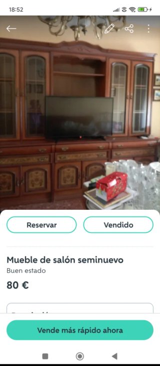 Mueble de salón madera