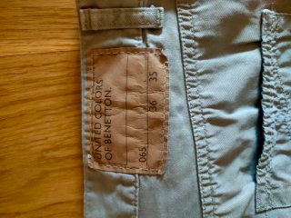 Pantalón chino beige hombre