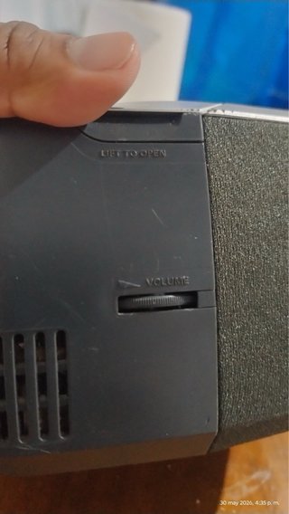 Radio Despertador Philips Plata y Negro