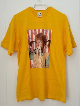 Camiseta Pippi Langstrump Calzaslargas Amarilla