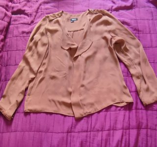 Blusa Blanco marrón