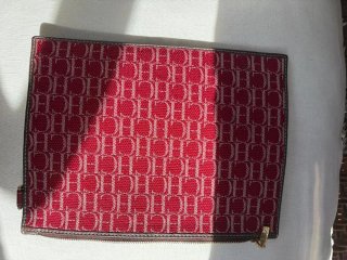 Bolso de mano Carolina Herrera CH Rojo