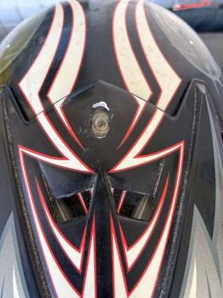 Casco Motocross Crazx2 Negro y Gris